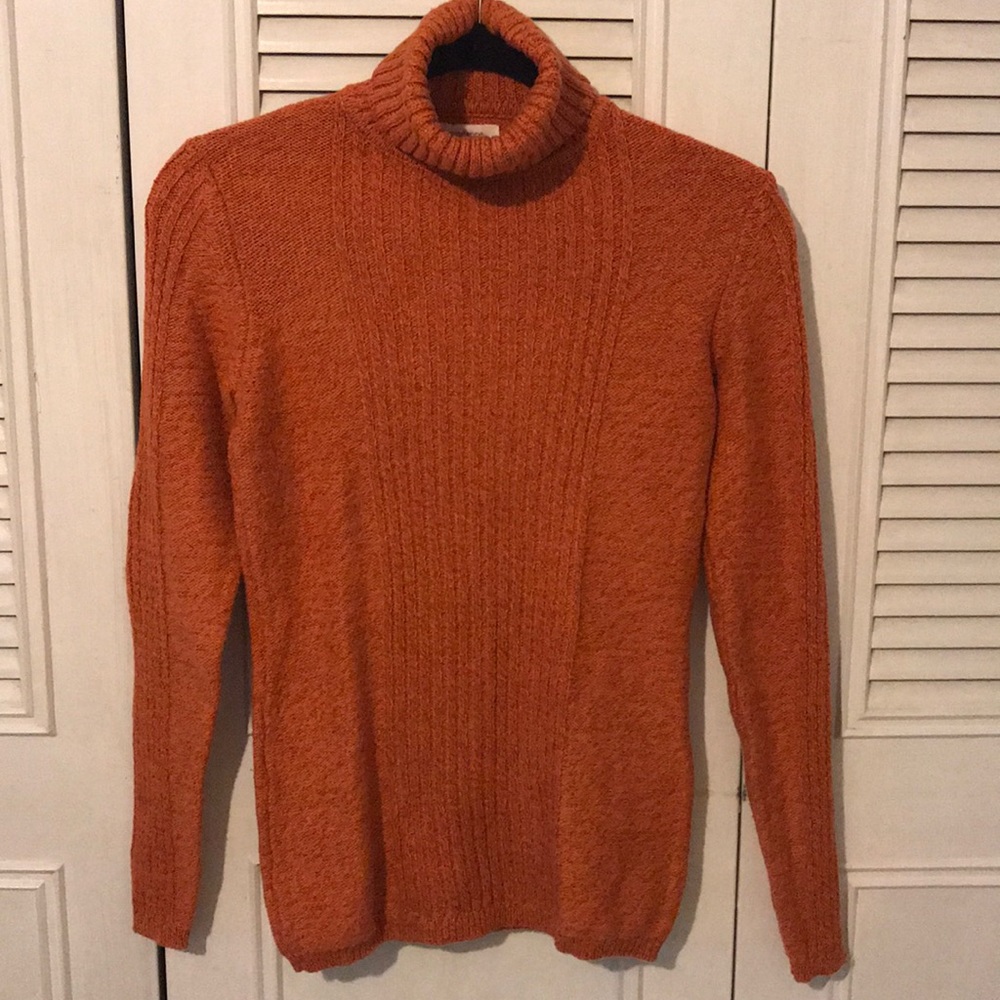 Turtle neck Sundance orange sweater xs